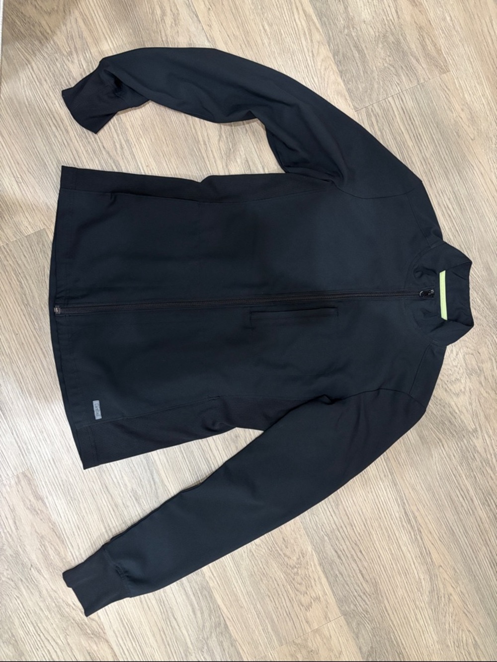 Landau Women's Black Lightweight Scrub Jacket